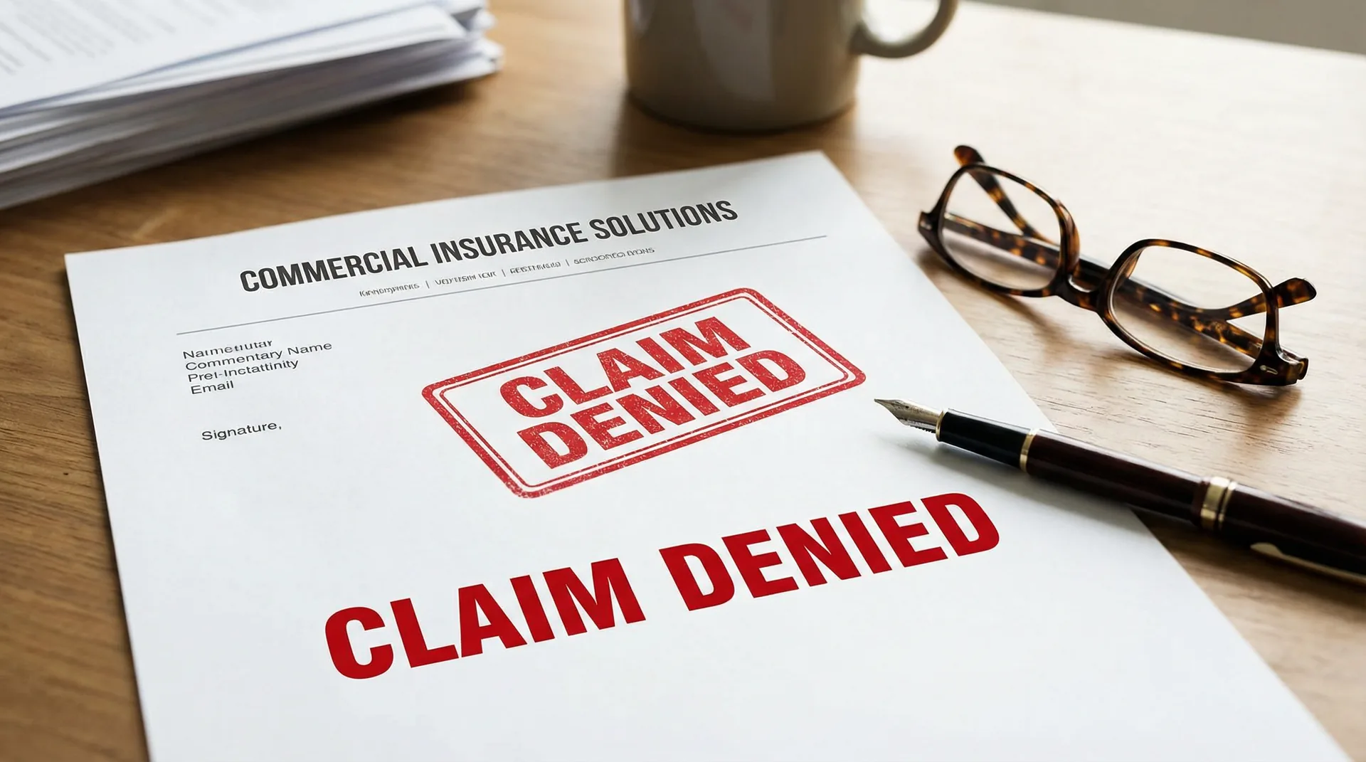 Your Commercial Claim Was Denied. That Is Not Necessarily Final.