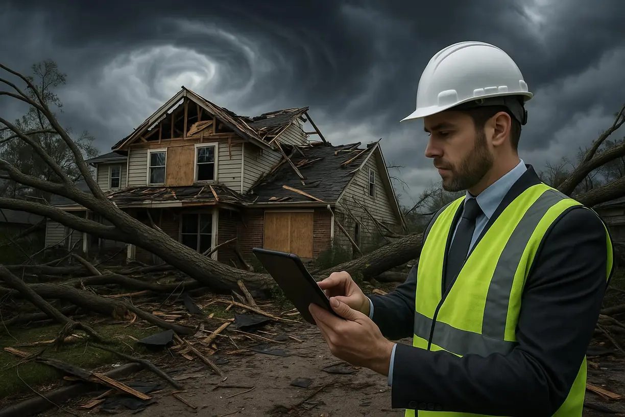 Hurricane Damage in Freeport, TX
