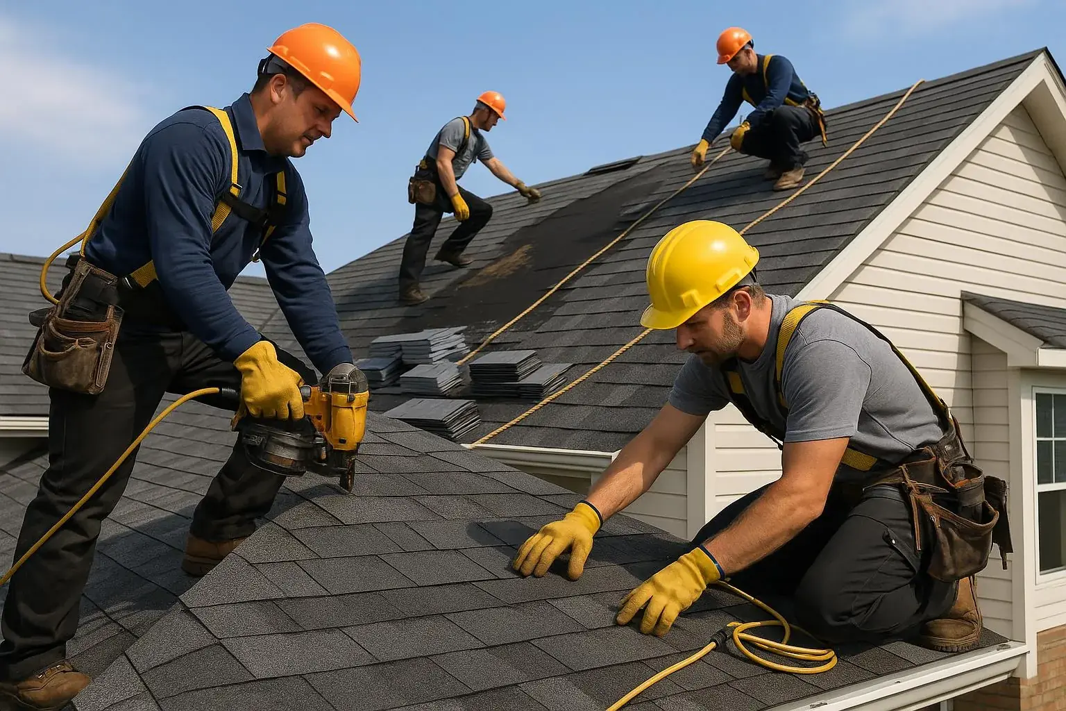 Roofing contractor insurance claims partnership